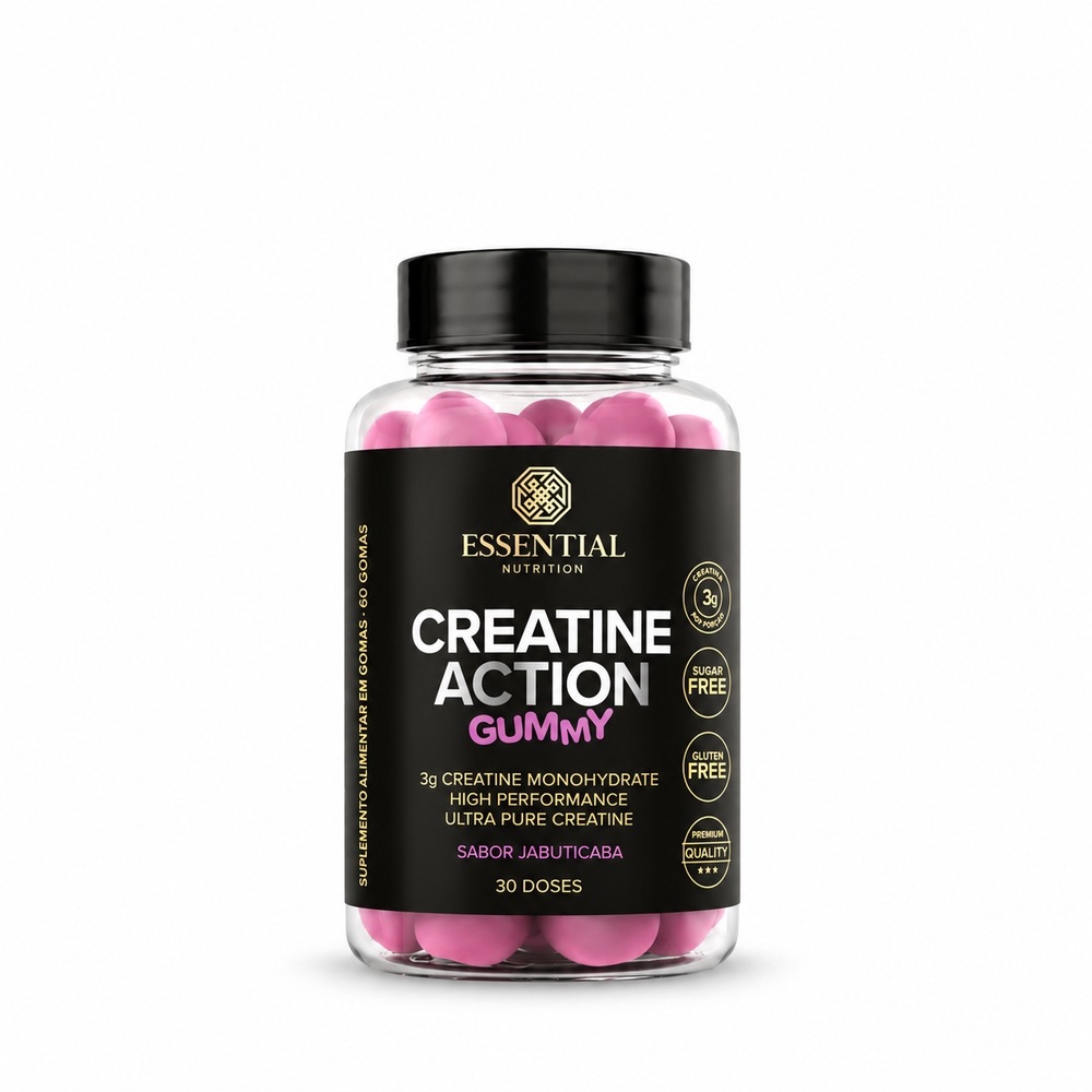 CREATINA ACTION GUMMY JABUTICABA 240G 60UND ESSENT - Padrão