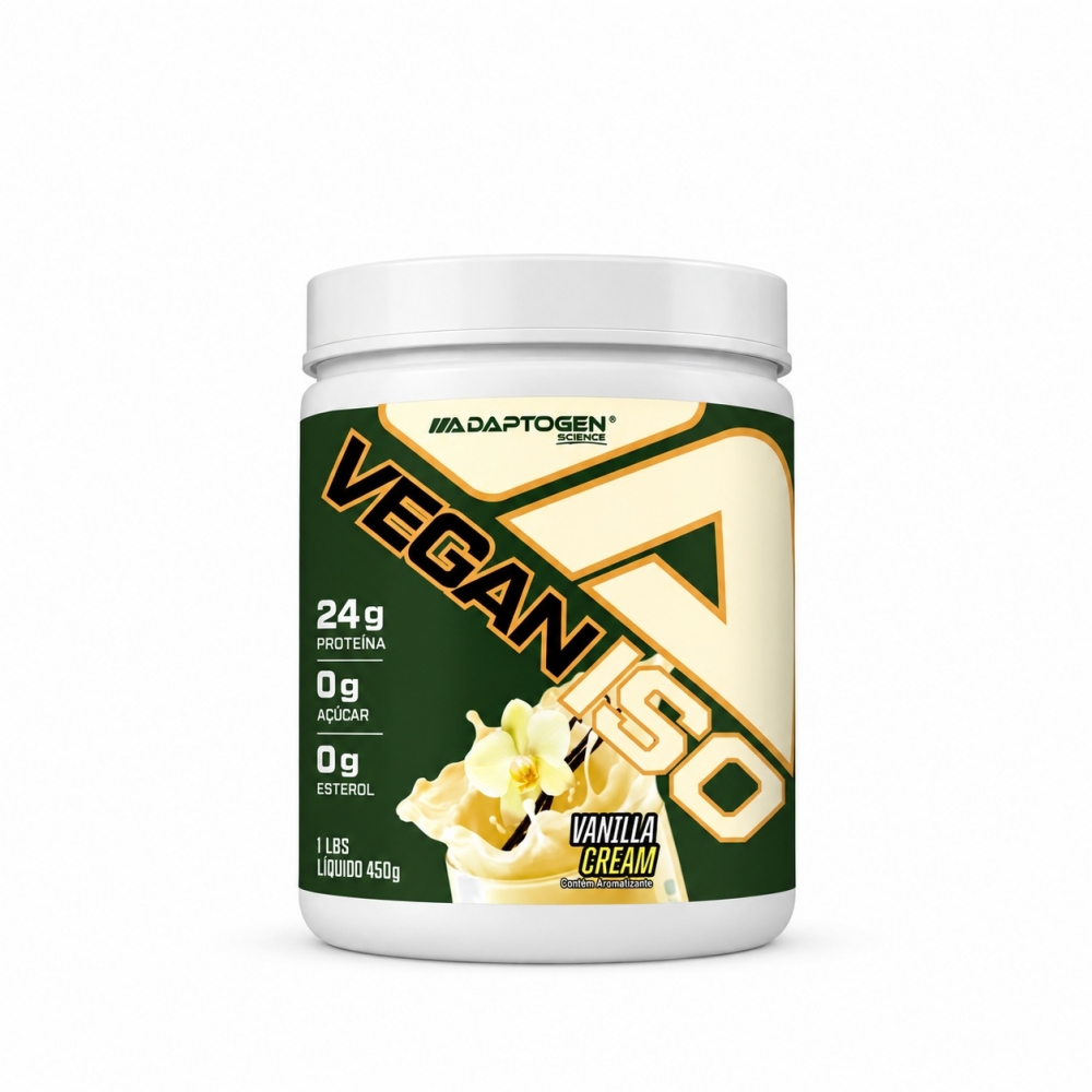 NATURAL VEGAN ISO VANILLA CREAM 450G ADAPTOGEN - Padrão