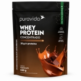 WHEY PROTEIN CHOCOLATE CONCENTRADO 450G PURA VIDA - Padrão
