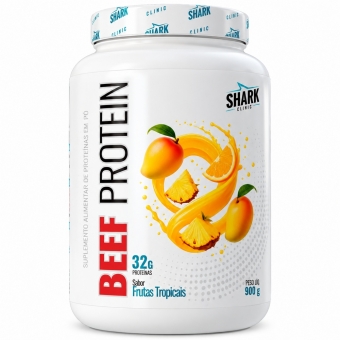 BEEF PROTEIN FRUTAS TROPICAIS 900G SHARK