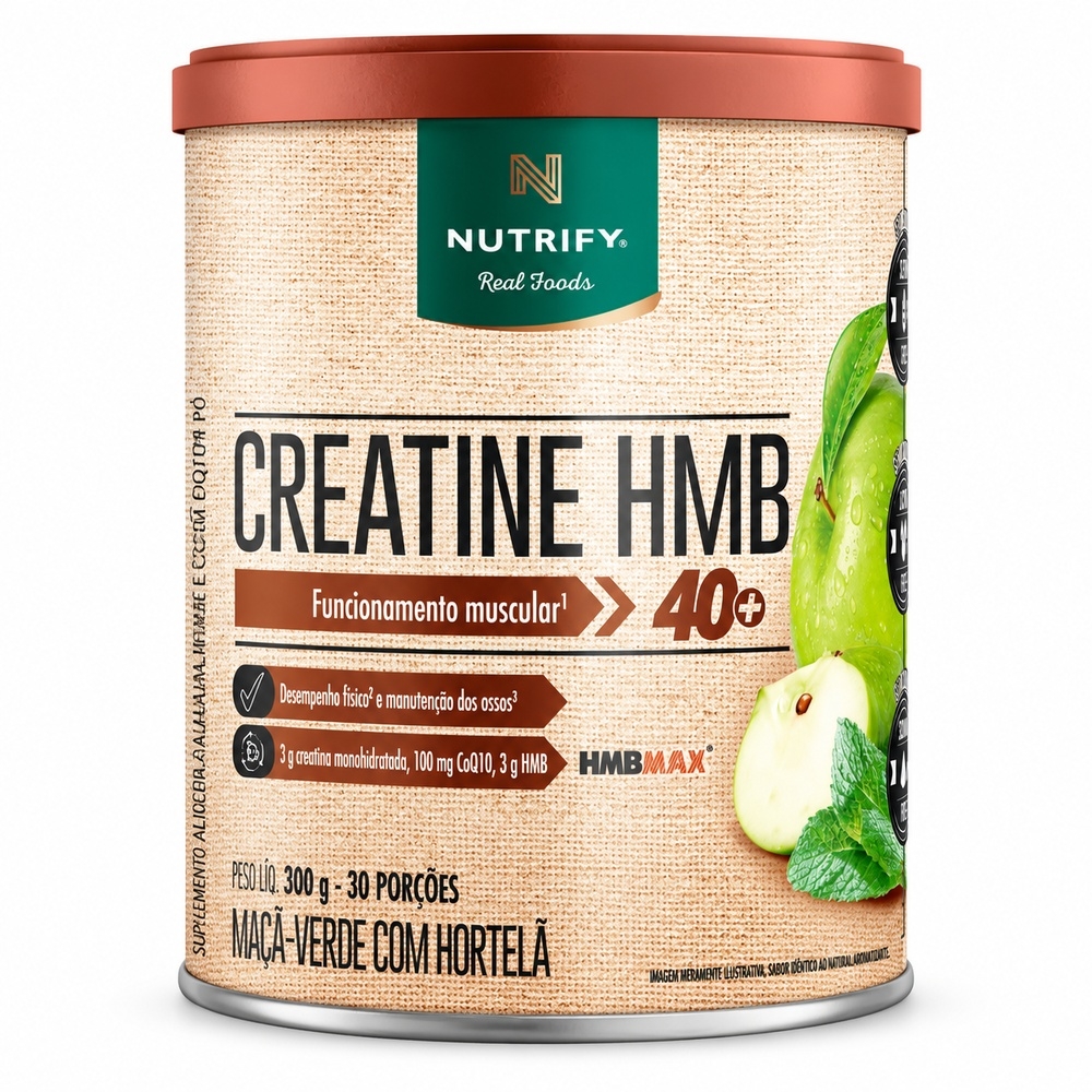 NT CREATINA HMB MAÇA VERDE COM HOTELÃ 300G - Padrão