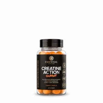 CREATINA ACTION GUMMY LARANJA 240G 60UND ESSENT