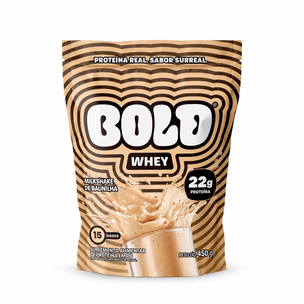 BOLD WHEY MILKSHAKE DE BAUNILHA 450G - Padrão
