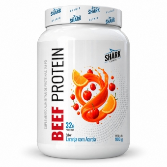 BEEF PROTEIN LARANJA COM ACEROLA 900G SHARK
