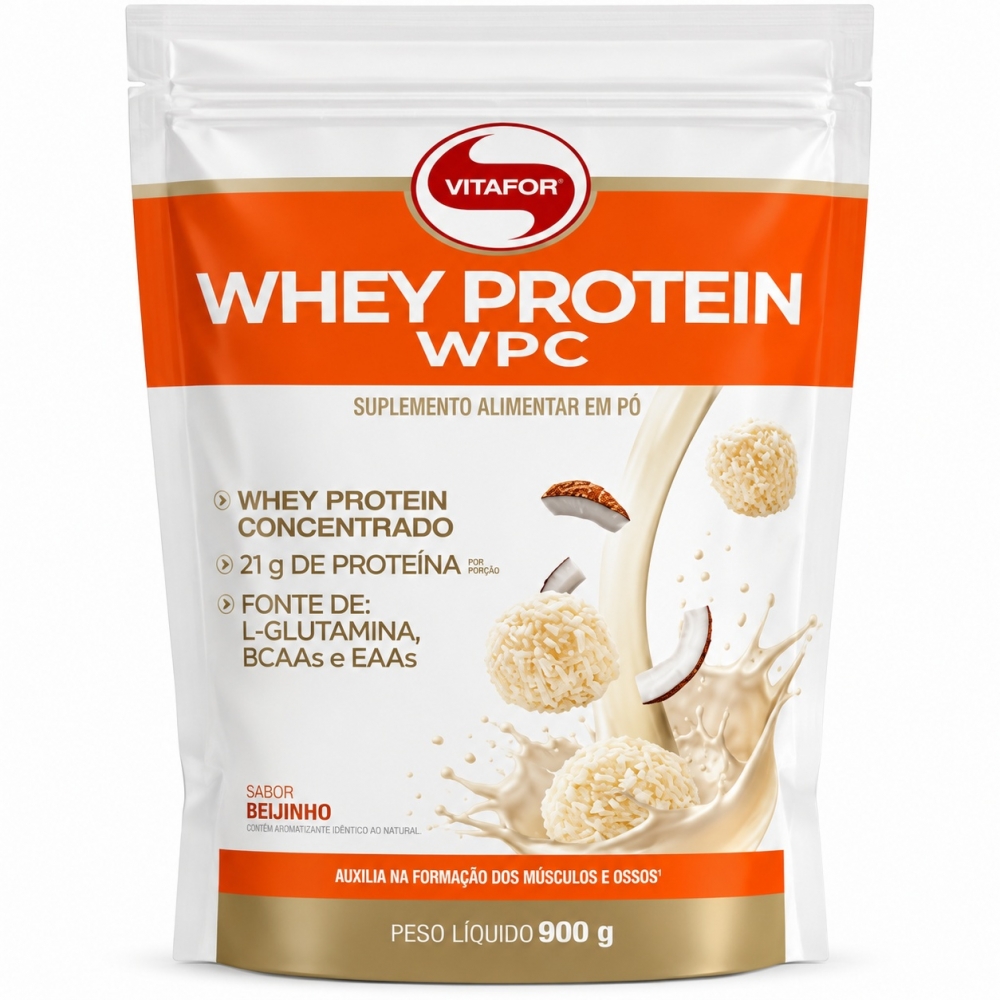 WHEY PROTEIN WPC 900G BEIJINHO - Padrão