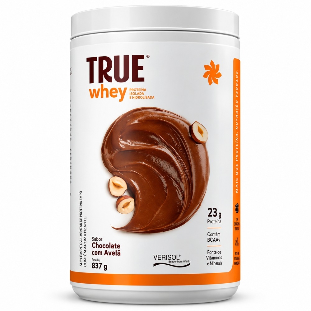 TRUE WHEY ISO CHOCOLATE C/ AVELA 837G - Padrão