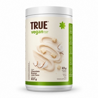 TRUE VEGAN CHOCOLATE BRANCO C/ COCO 837G