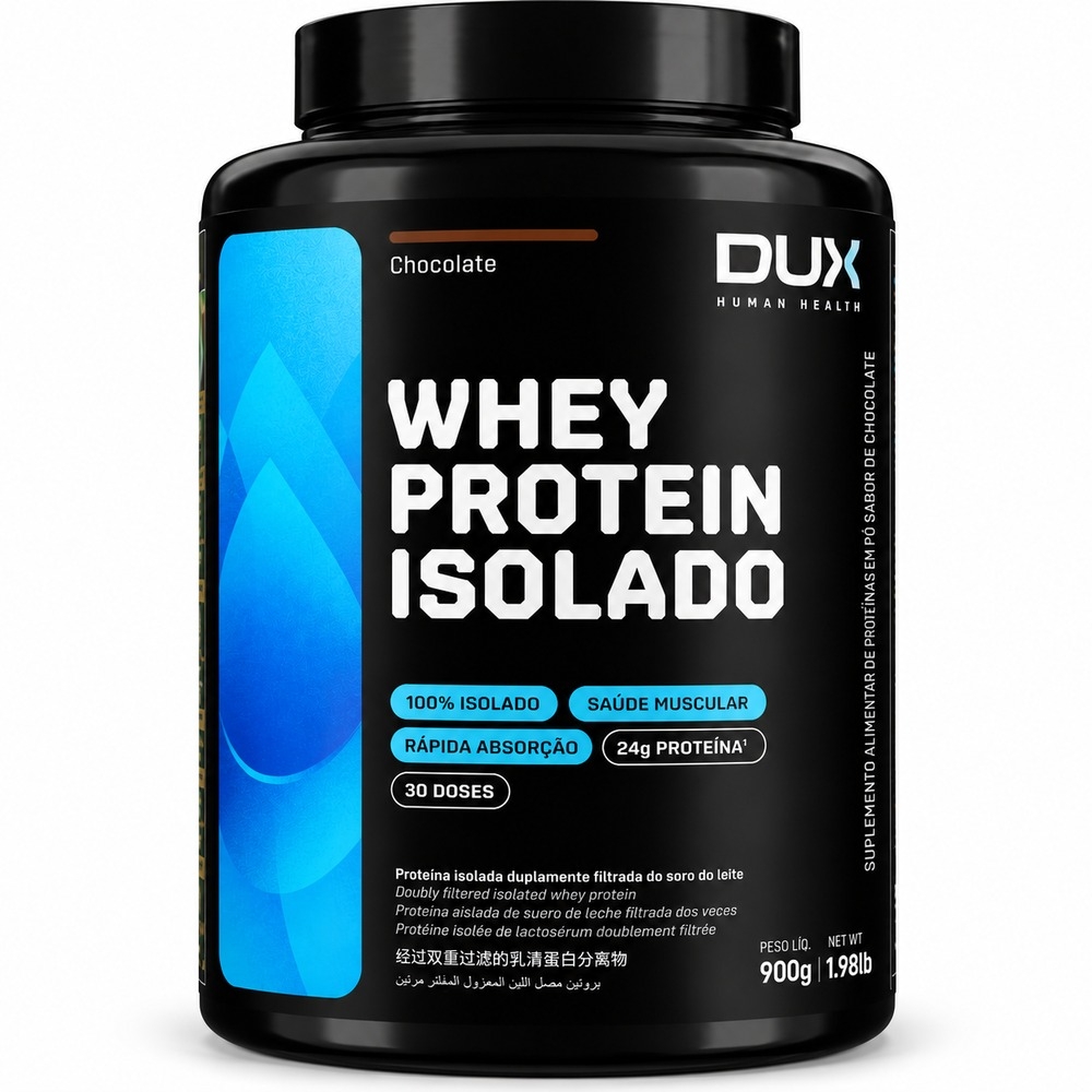 WHEY PROT ISOLADO CHOCOLATE 900G DUX - Padrão
